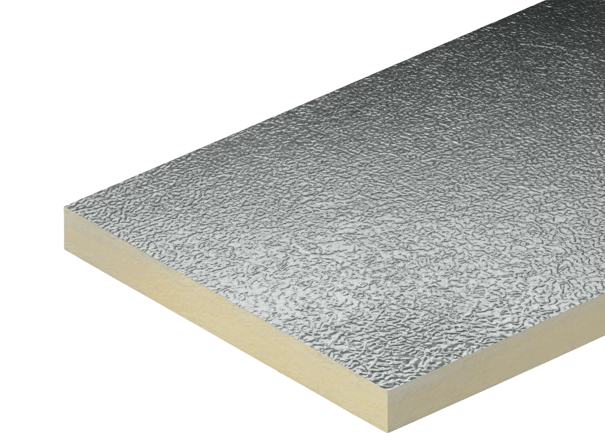 EcoVersal is a fibre-free rigid polyisocyanurate (PIR) insulation board with aluminium foil facings on both sides. It is manufactured in Christchurch, New Zealand. EcoVersal is suitable for new builds and refurbishment project as an external or internal continuous insulation solution.
